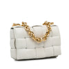 Secondhand Bottega Veneta Nappa Intrecciato Padded Chain Cassette Satchel