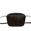 Ferragamo Croc Embossed Leather Vara Crossbody Secondhand