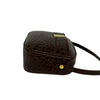 Ferragamo Croc Embossed Leather Vara Crossbody Secondhand