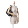 Prada Vitello Daino Grommet Chain Shoulder Bag Secondhand