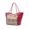 Burberry Small Haymarket Check Coated Canvas Canterbury Tote Secondhand