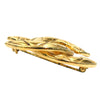 Chanel CC Gold Plated Quilted Brooch Secondhand