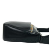 Burberry House Check Trimmed Leather Shoulder Bag Secondhand