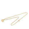 Secondhand Dior Gold Plated CD Logo Pendant Necklace