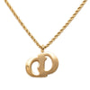 Secondhand Dior Gold Plated CD Logo Pendant Necklace