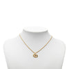 Secondhand Dior Gold Plated CD Logo Pendant Necklace