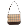 Burberry Haymarket Check Canvas Shoulder Bag Secondhand
