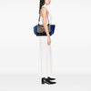 Celine Medium Tricolor Leather Trapeze Satchel Secondhand
