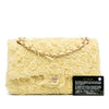 Chanel Medium Classic Fringed Tweed Double Flap Secondhand