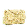 Chanel Medium Classic Fringed Tweed Double Flap Secondhand