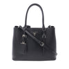 Prada Medium Saffiano Cuir Double Handle Satchel Secondhand