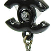 Chanel CC Plastic Drop Push Back Earrings Secondhand