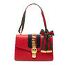 Gucci Small Leather Sylvie Web Satchel Secondhand