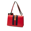 Gucci Small Leather Sylvie Web Satchel Secondhand