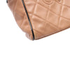 Chanel Large Quilted Grained Calfskin Bowler Handbag Secondhand