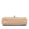 Chanel Medium Classic Canvas Lambskin Trimmed Double Flap Secondhand