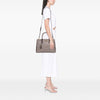 Prada Medium Bicolor Saffiano Lux Galleria Double Zip Satchel Secondhand
