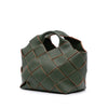 LOEWE Small Woven Leather Surplus Basket Bag Secondhand