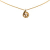 Dior Gold Plated CD Pendant Necklace Secondhand