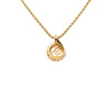 Dior Gold Plated CD Pendant Necklace Secondhand