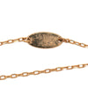 Louis Vuitton Gold Plated Rubber Heart Pendant Necklace Secondhand
