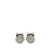 Secondhand Hermès Palladium Plated Cage d'H Push Back Earrings