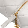Secondhand Chanel Métiers d'Art CC Quilted Lambskin Box with Top Handle Bag