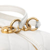 Secondhand Chanel Métiers d'Art CC Quilted Lambskin Box with Top Handle Bag