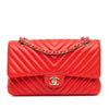 Chanel Medium Classic Chevron Lambskin Double Flap Secondhand