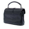 Saint Laurent Medium Croc Embossed Leather College Satchel Secondhand