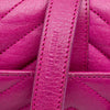Secondhand Saint Laurent Baby Sheepskin Chevron Classic Monogram Chain Bag