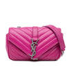 Secondhand Saint Laurent Baby Sheepskin Chevron Classic Monogram Chain Bag