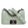 Chanel Small Quilted Patent Boy Flap Secondhand