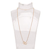 Cartier 18K Rose Gold Interlocking Love Necklace Secondhand