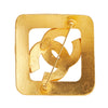 Chanel CC Gold Plated Diamond Brooch Secondhand