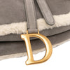 Dior Shearling Suede Saddle Bag Secondhand