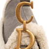Dior Shearling Suede Saddle Bag Secondhand