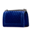 Chanel Old Medium Quilted Velvet Boy Flap Secondhand