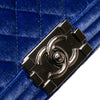 Chanel Old Medium Quilted Velvet Boy Flap Secondhand