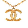 Chanel CC Gold Plated Pendant Necklace Secondhand