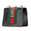 Gucci Mini Leather Web Sylvie Chain Crossbody Secondhand
