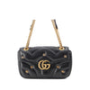 Gucci Medium GG Marmont GG Studded Matelasse Leather Shoulder Bag Secondhand