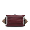 Burberry Leather and Mega Check Canvas Harcourt Satchel Secondhand