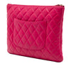 Chanel Medium Quilted Lambskin O Case Clutch Secondhand