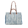 Chanel Large Fringed Denim Shopping Tote Secondhand