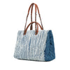 Chanel Large Fringed Denim Shopping Tote Secondhand