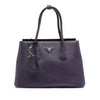 Prada Saffiano Cuir Turnlock Twin Satchel Secondhand