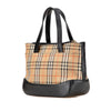 Burberry Haymarket Check Canvas Handbag Secondhand