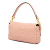 Fendi Zucca Embossed Leather Baguette Satchel Secondhand