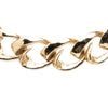 Chanel CC Gold Plated Rhinestone Chain Choker Necklace Secondhand